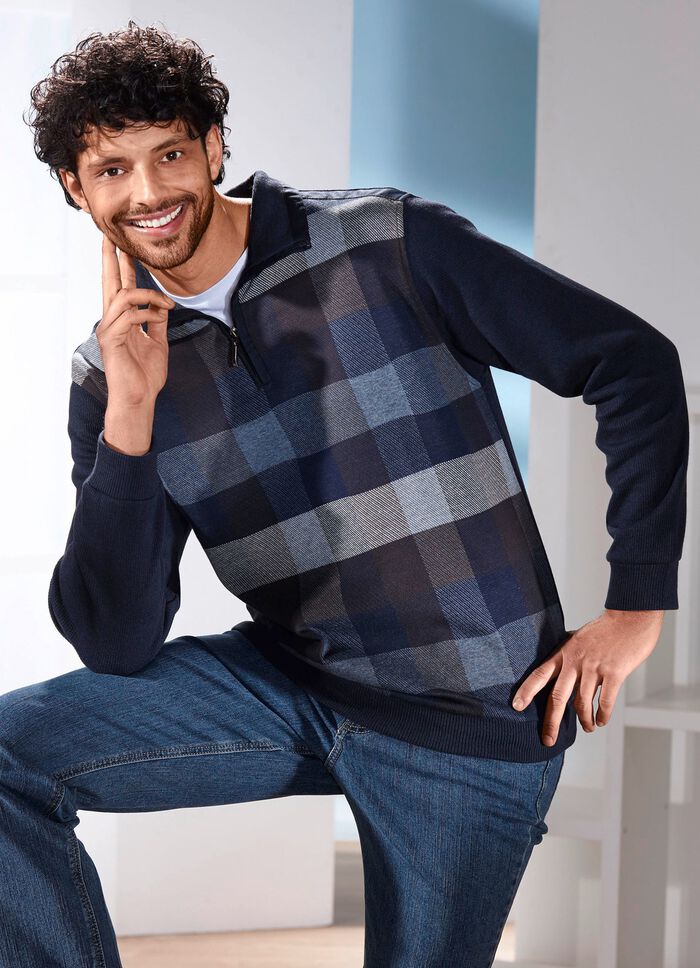 Troyer mit kurzem Reissverschluss 