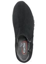 Bootie mit zwei Reissverschl&uuml;ssen SCHWARZ