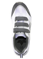 Klett-Sneaker in sportlicher Ausführung WEISS-GRAU