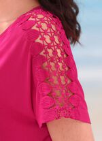 Laurina Zweierpack Kleider mit Stickereispitze 