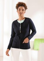 Strickjacke mit Reissverschluss MARINE