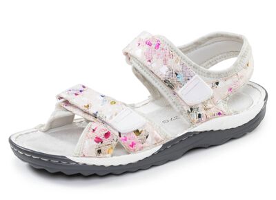 ELENA EDEN, sportliche Damen-Sandalen, Weite G, mit Klettverschluss 