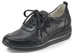 Waldläufer, leichte Damen-Sneaker, Weite H, mit herausnehmbarem Fussbett SCHWARZ
