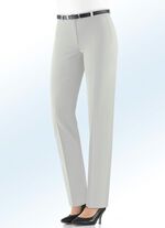 Attraktive Hose mit Stretchbund HELLGRAU MEL.