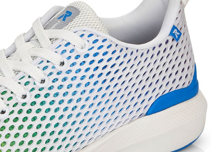 Rieker Sneaker mit Regenbogen-Farbverlauf WEISS-BUNT