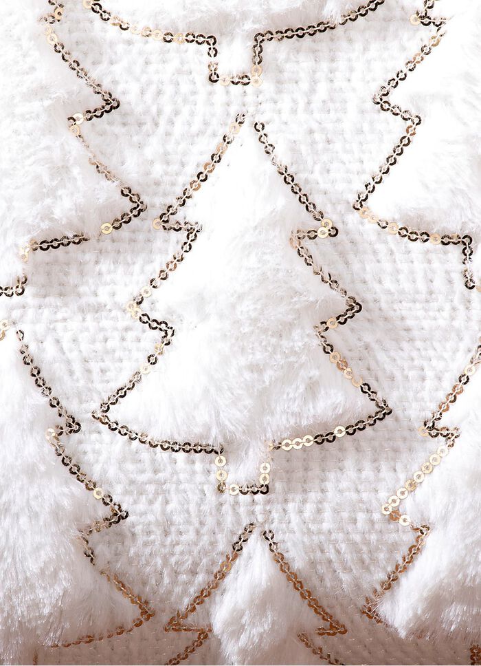 Kissenbezug in Strickoptik SEKT-GOLD