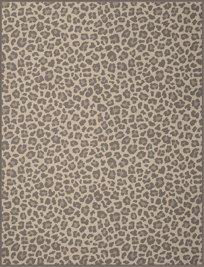 Schlafdecke mit Veloursbandeinfassung BEIGE-BRAUN