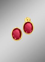 Ohrstecker mit echt Granat 