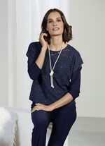 Blusen Set  2-tlg. in Nachtblau 