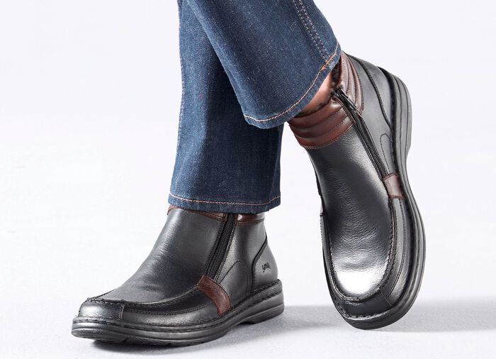 GINO GALANTE, gef&uuml;tterte Herren-Boots, Winterschuhe, mit herausnehmbarem Fussbett 