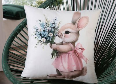 Weicher Kissenbezug in Samtoptik 