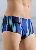 Schwab Badehose in h&ouml;herer Slipform mit Reissverschlusstasche 