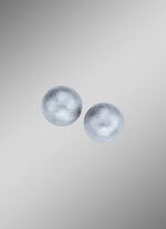 Clipstecker, weissgoldplattiert 