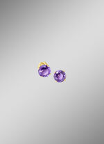 Ohrstecker mit echt Amethyst