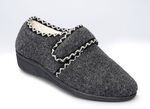 Kuschelige Hausschuhe mit flauschigem Innenfutter GRAU