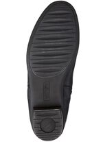 Waldl&auml;ufer Stiefelette aus effektvoll gepr&auml;gtem Leder SCHWARZ