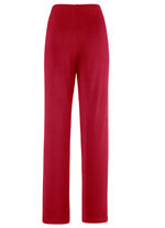 Hose mit edlem Glanz in Extra-Kurzgrößen ROT