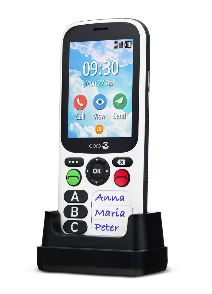 Sehr einfach zu bedienendes Tastentelefon Doro 780X 