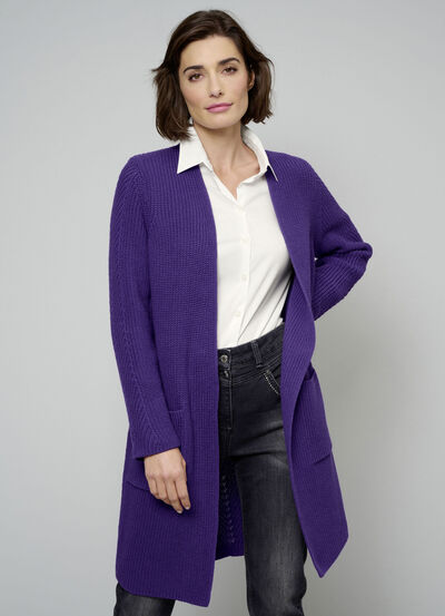 Strickjacke aus reiner Baumwolle 