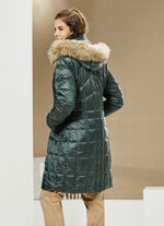 Funktions-Kurzmantel mit abnehmbarer Kapuze 