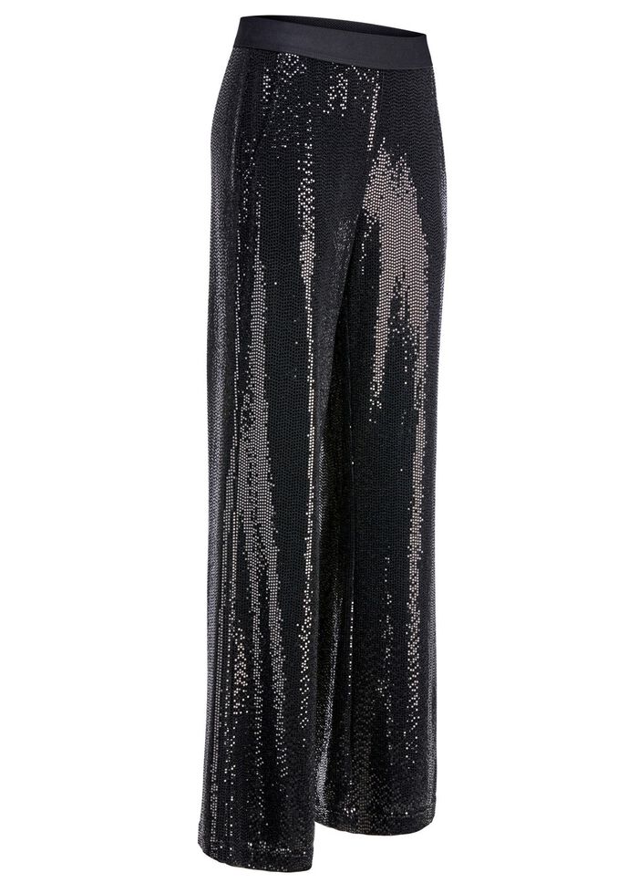 Hose mit funkelnden Pailletten 