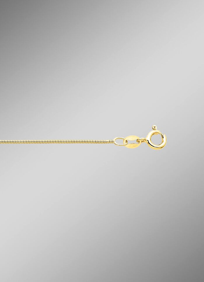 Vergoldete Schlangenkette aus Silber 