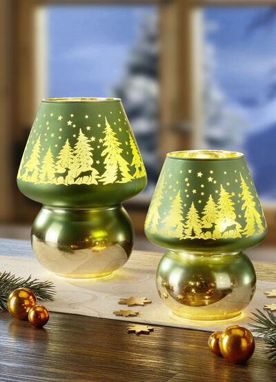 Hübsche beleuchtete LED- Lampe, 2er-Set 