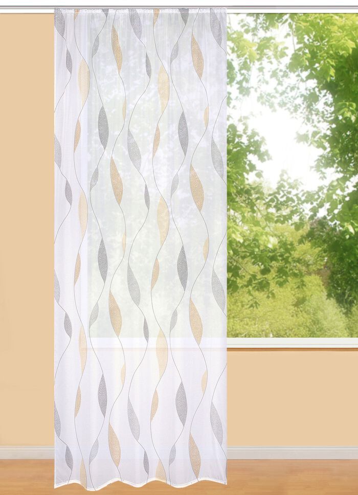 Store mit Punktewelle-Dessin 