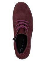 ELENA EDEN, bequeme Damen-Boots, Weite H, mit herausnehmbarem Fussbett BORDEAUX