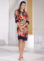 Nachthemd, k&uuml;rzer geschnitten und 3/4-lange &Auml;rmel 