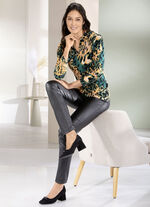 Hose aus softem Nappaleder-Imitat SCHWARZ