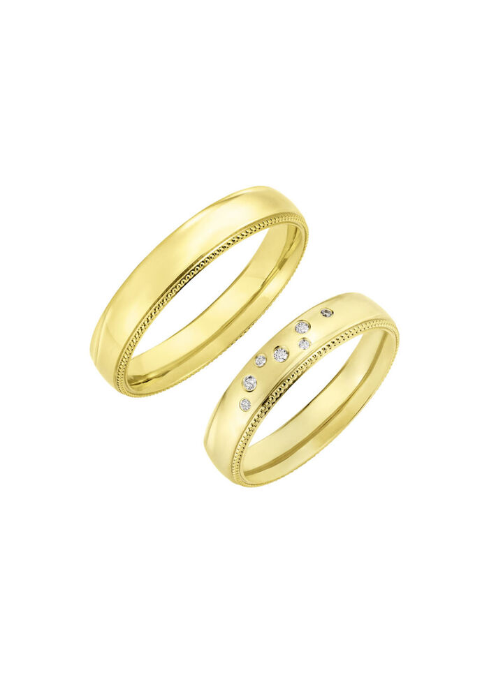 Trauring aus hochwertigem Gold 