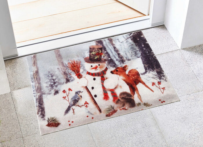 Fussmatte mit rutschhemmender Rückseite 