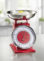 Karcher Küchenwaage im Retro-Design ROT
