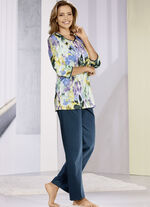 Cybèle Pyjama mit langer Hose und tollen Inkjet-Druck