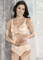 Susa Zweierpack Slips mit elastischer Spitze ZARTAPRICOT