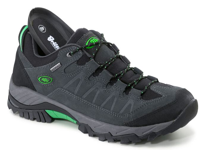 Schn&uuml;rschuh mit Klimamembrane ANTHRAZIT-GR&Uuml;N