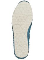 Andrea Conti Mokassin-Slipper mit frechen Lederbl&uuml;ten JEANSBLEU