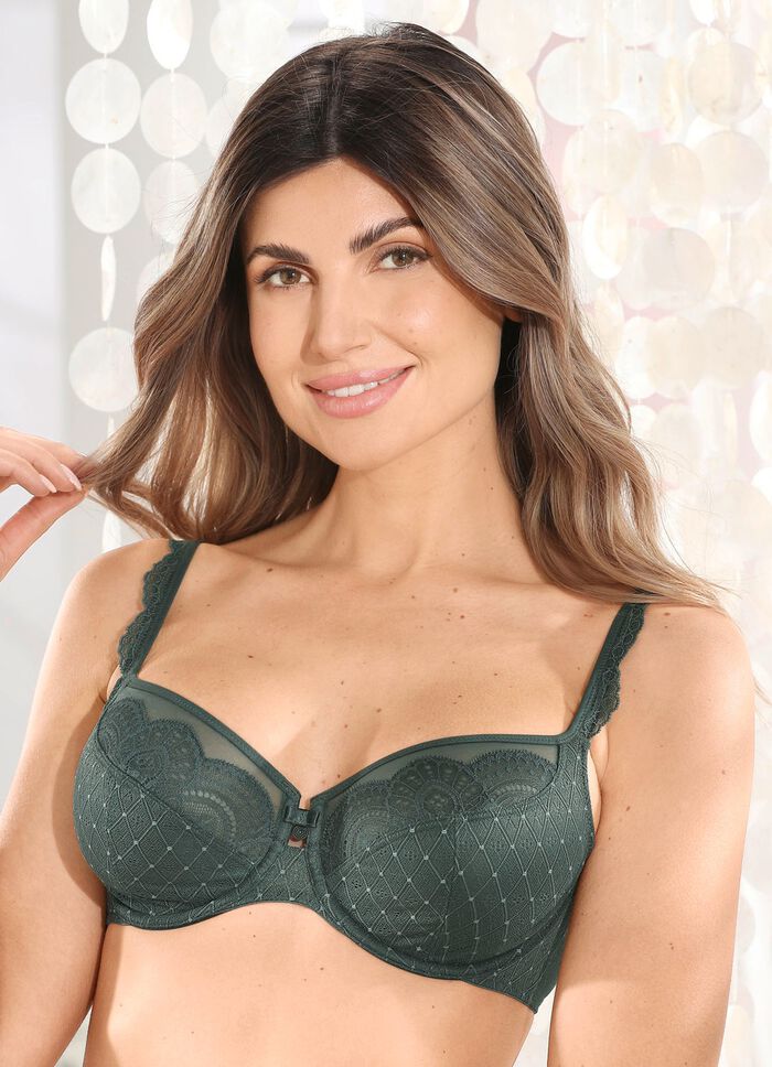 Rosa Faia B&uuml;gel-BH mit elastischer Spitze 