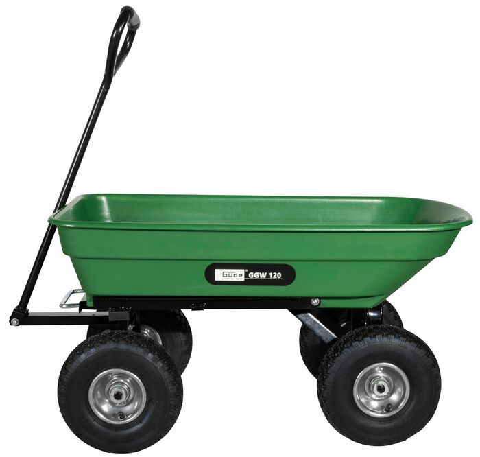 Gartenwagen von Güde mit Kippfunktion GRÜN-SCHWARZ