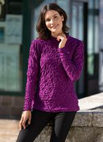 Shirt mit Stehkragen in 2 Farben 
