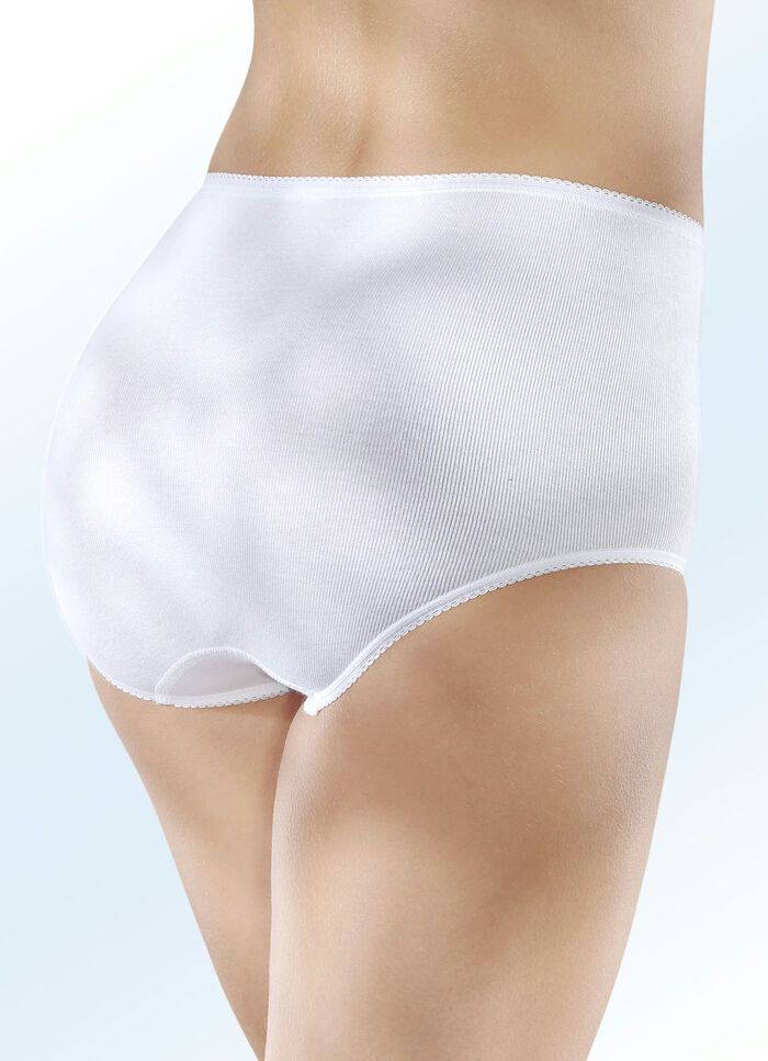 Fünferpack Slips aus reiner BIO-Baumwolle 