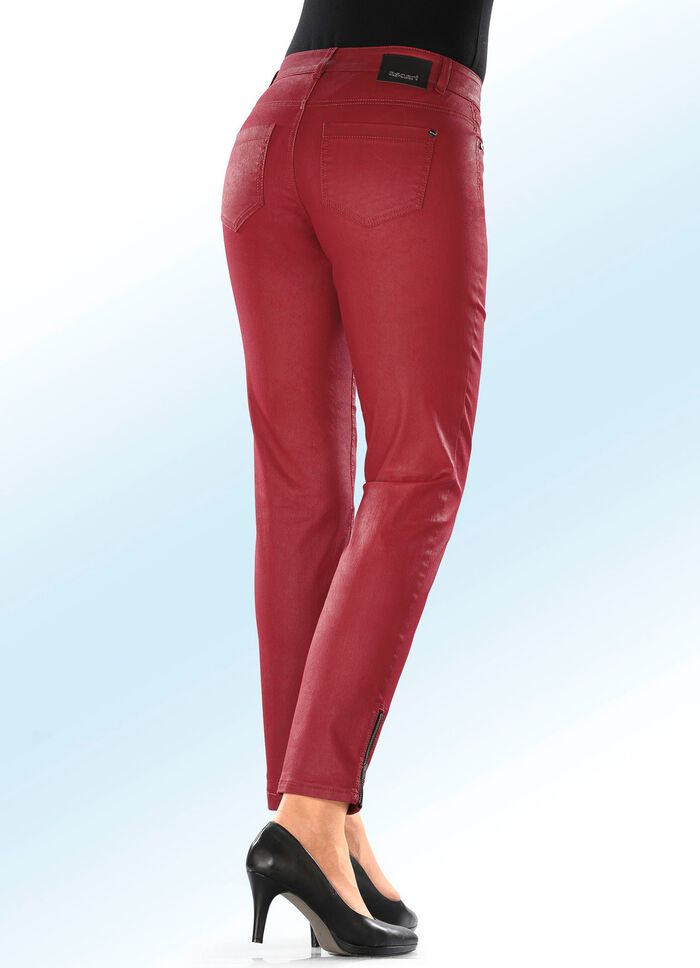 Dezent schimmernde Hose 