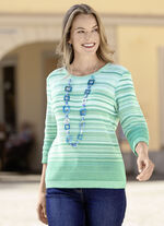 Pullover mit feinem Wabenstrukturmuster 