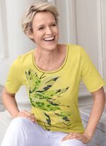 Shirt mit Pl&auml;ttchenzier 