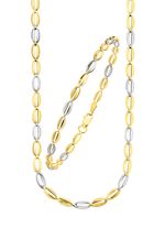 Durchbrochene Garnitur in Bicolor 