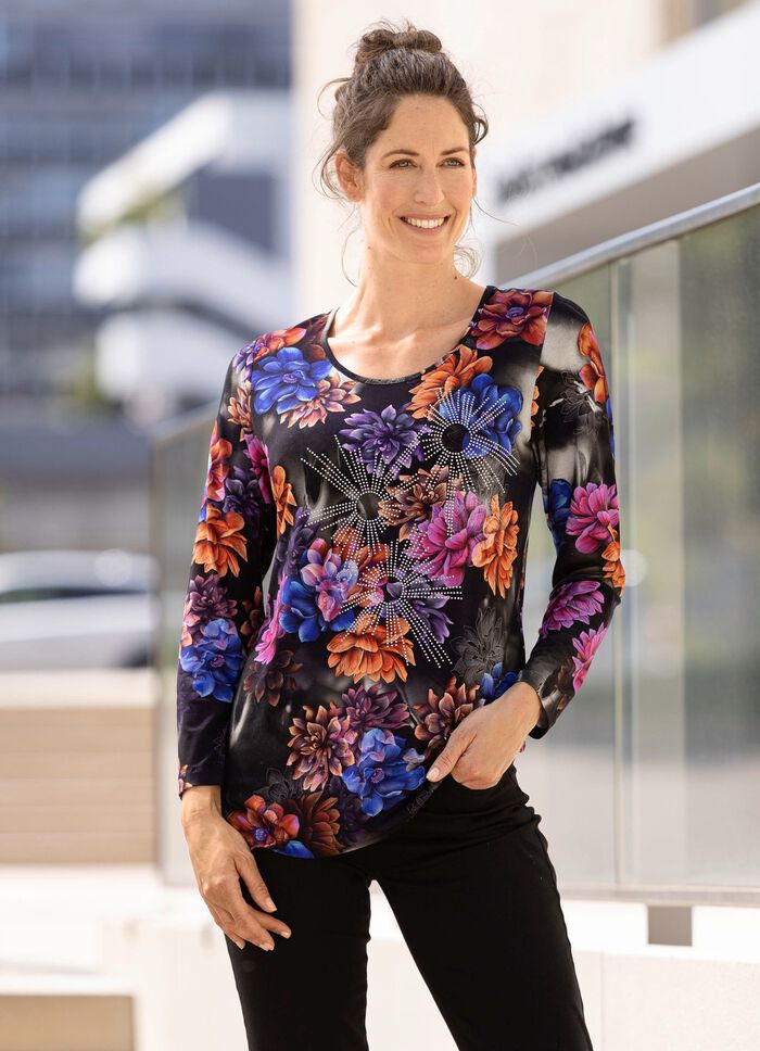 Bezauberndes Shirt mit Rundhalsausschnitt 