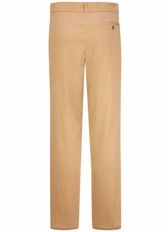 Hose von &laquo;Klaus Modelle&raquo; mit Gummibund in 3 Farben CAMEL