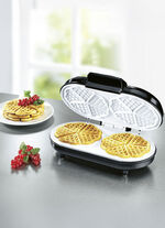 Doppel-Waffeleisen für 2 Waffeln auf einmal 