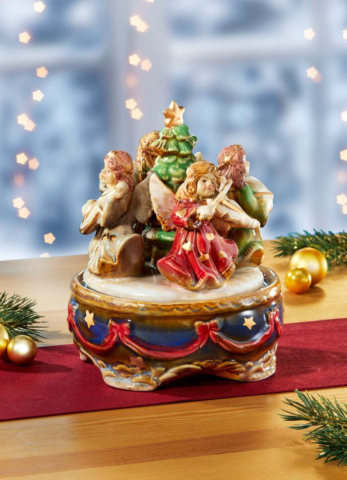 Spieluhr aus Porzellan 